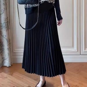 חצאית הריון קפלים