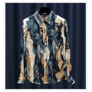 חולצה מכופתרת גלי שיש